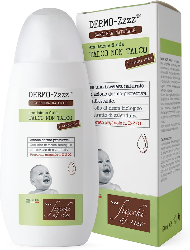 - Talco NON Talco ORIGINALE - 120Ml - SUDORAZIONE E ZANZARE - Crea Una Barriera Naturale Con Profumazione Sgradita Alle Zanzare.