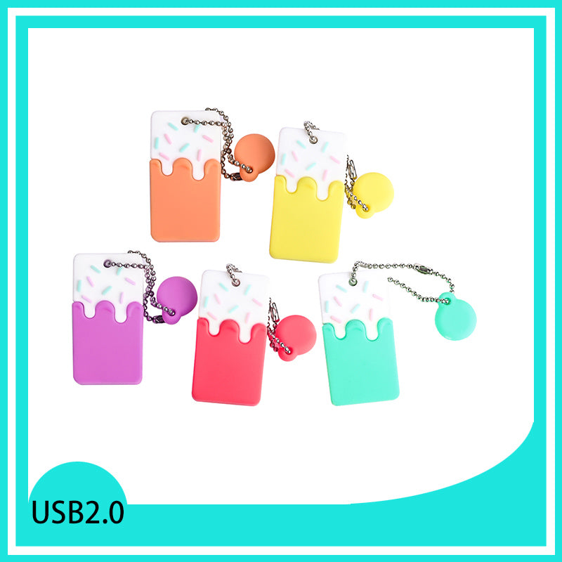 Small Cake Point Mini Girl Cute Anti-Loss Pendant Mobile U Disk