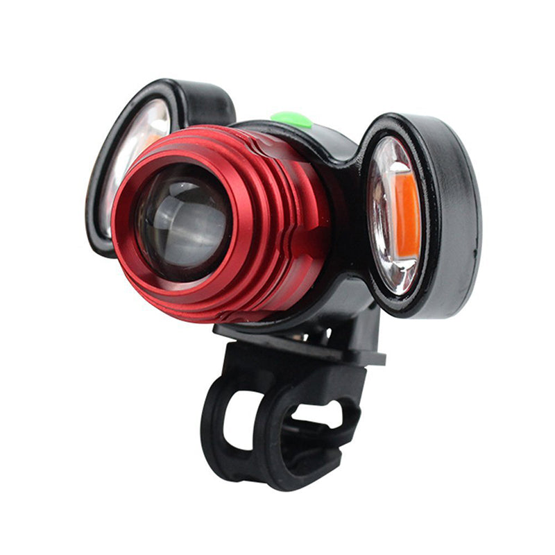 4 Modes Bike Front Lamp USB Rechargeable Bike MTB Strong Light Waterproof Headlight Night Cycling Safty Warning Light