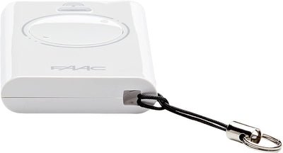 787007 XT2 433 SLH Automazione Cancello Telecomando Trasmittente 2 Canali, 433 Mhz, Bianco