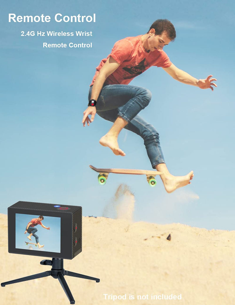 4K 60Fps Action Cam 20MP EIS Wifi Fotocamera Subacquea Impermeabile 40M Sott&