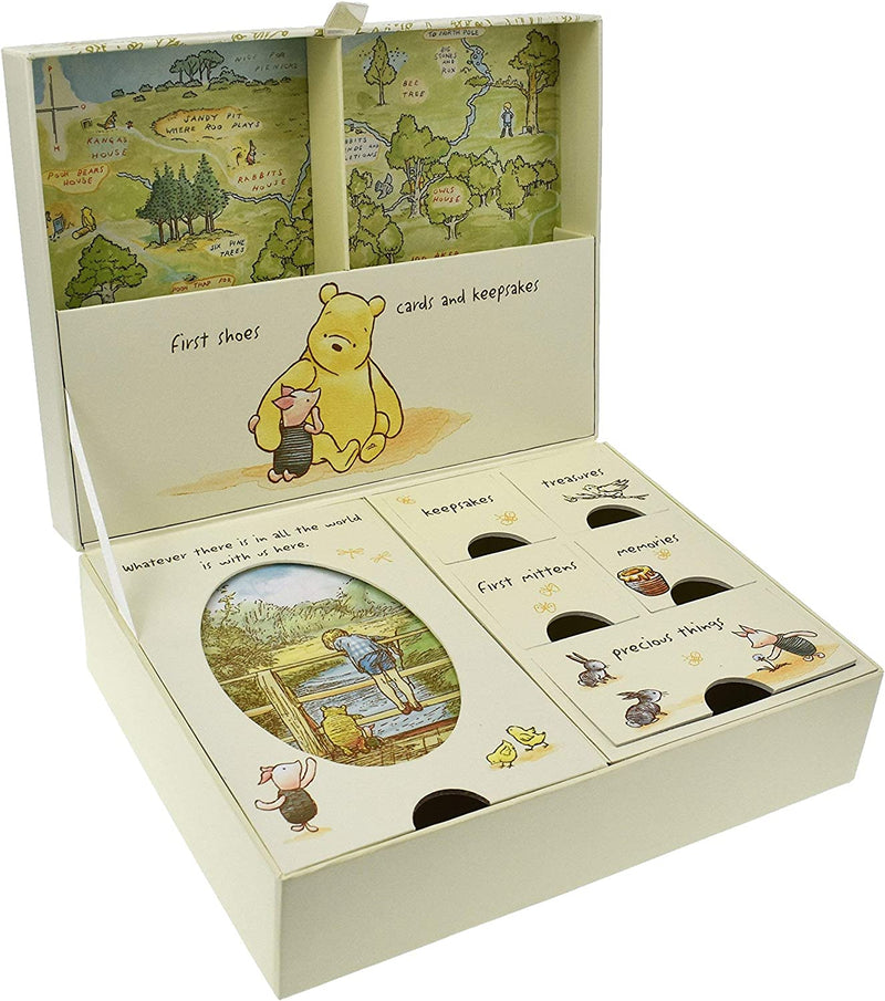 Disney Classico Pooh Bomboniere Bambino Scatola Con Compartimenti Nuovo (DI167)