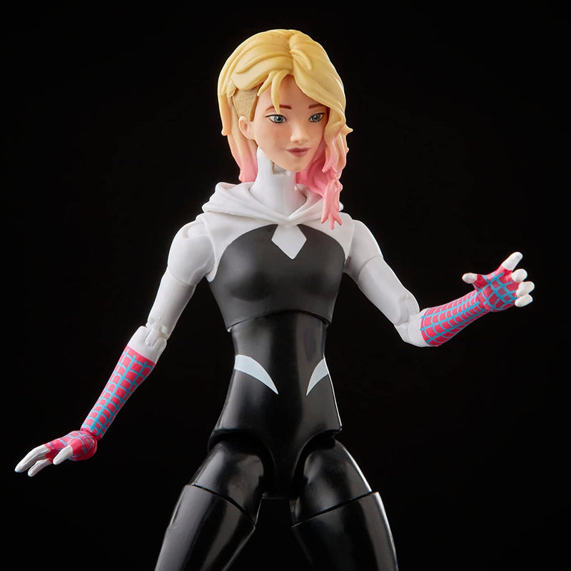 Marvel Legends Series, Spider-Gwen, Action Figure Da 15, Ispirata Al Film ""Spider-Man: across the Spider-Verse (Part One)"", 4 Accessori