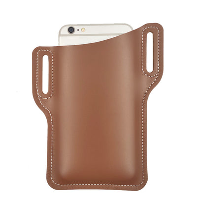 Cellphone Loop Holster Case Belt Waist Bag Props PU Leather Purse Phone Wallet