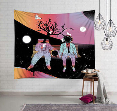 Astronaut Spaceman Background Cloth