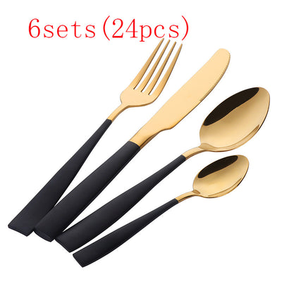 Four-Piece Stainless Steel Cutlery