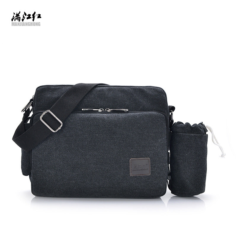 Manjianghong New Canvas Bag Bag Bag Retro Trend of Men&