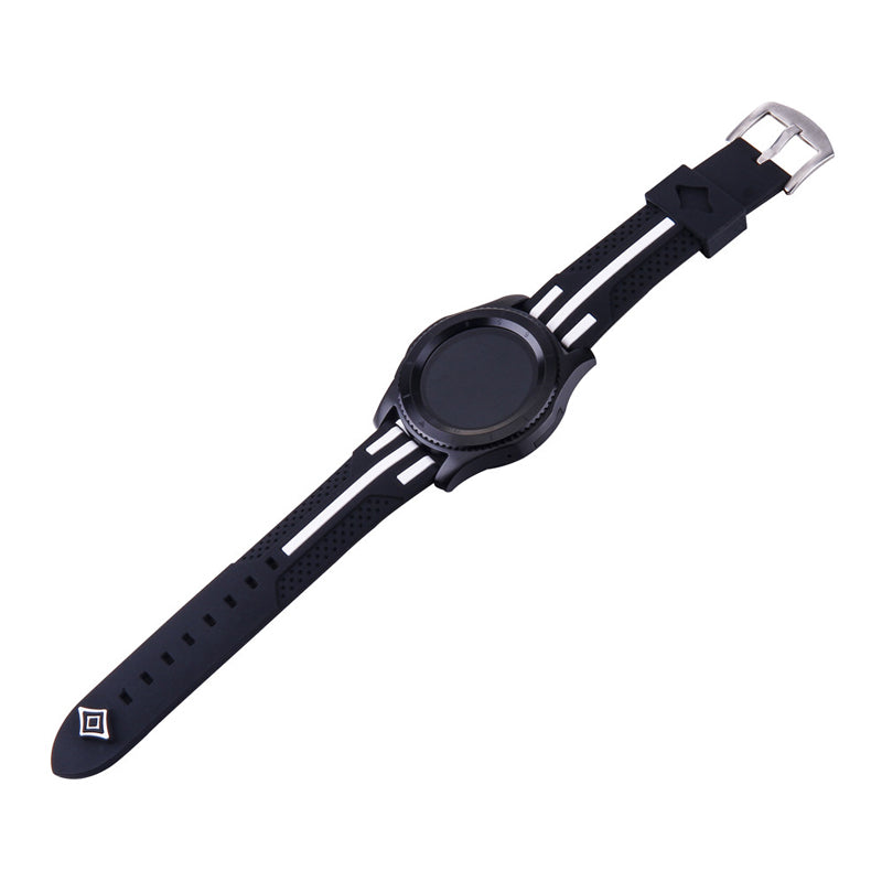 Smart Dual Color Silicone Stripe Strap