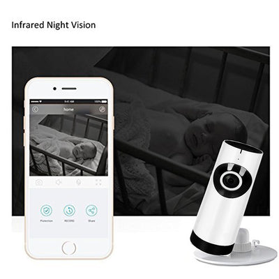 720P Wireless IP Camera Wifi Baby Monitor Home Security Surveillance Nanny Cam Video Recorder Night Vision with Two Way Talk