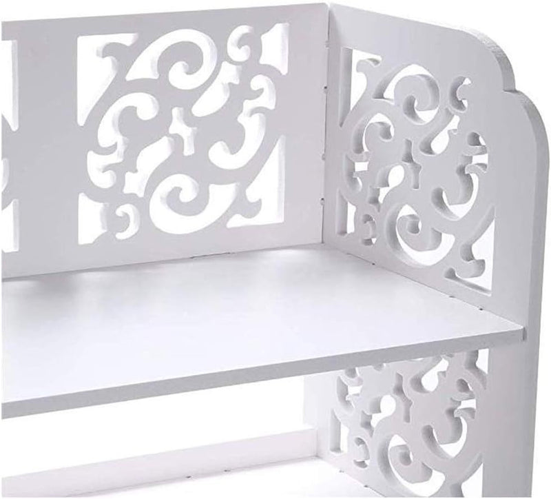 Portascarpe Organizer Scarpiera Legno Shabby Chic Angolo Di Scaffale Bagagli Libreria Display Stand Bianco Scaffali Portascarpe (Size : 60 * 24 * 66Cm)