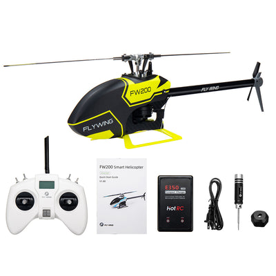 FLY WING FW200 6CH 3D Acrobatics GPS Altitude Hold One-Key Return APP Adjust RC Helicopter RTF with H1 V2 Flight Control System