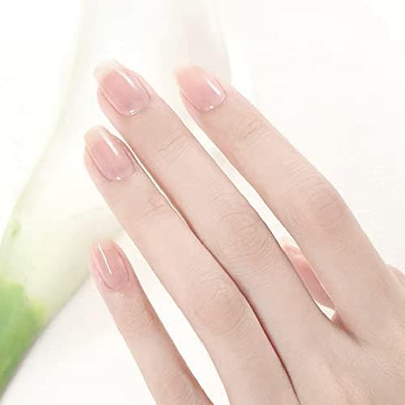 4 Colori Semipermanente Smalto Bianco Latte Rosa per Unghie Colore Naturale Rosa Gelatina Di Cristallo Trasparente Soak off Gel UV LED 8 Ml