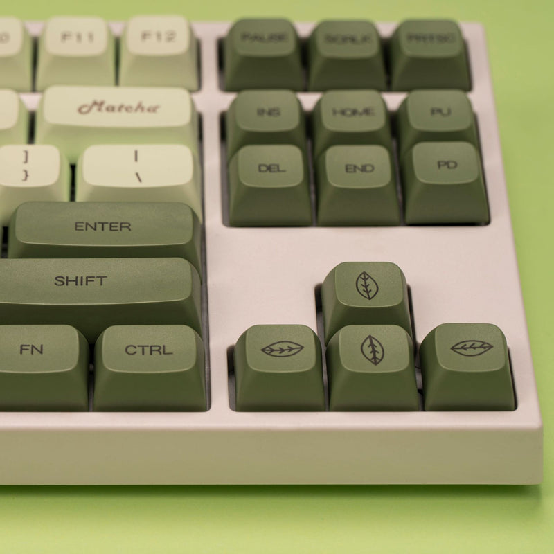 Matcha PBT Sublimation Keycap Diy Personality