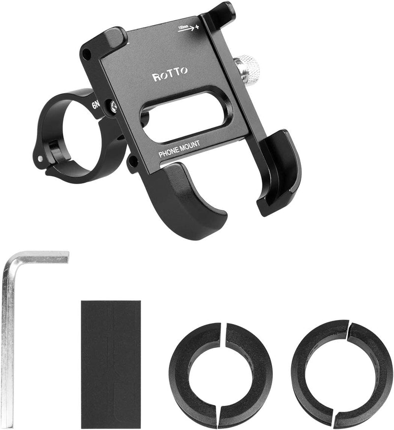 Porta Cellulare Da Bici Supporto Telefono Moto 360°Rotabile Alluminio Universale