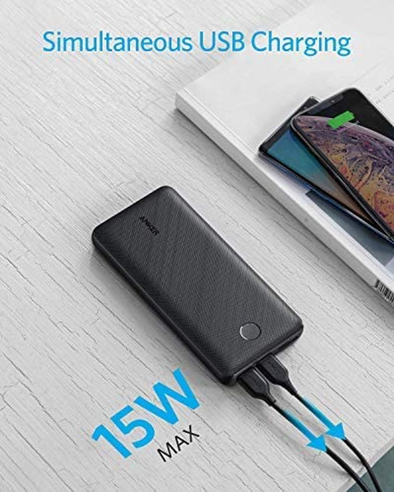 Powerbank20000Mah  Powercore Essential 20000Mah, Power Bank Con Poweriq E Ingresso USB-C, Caricabatterie Portatile per Iphone12/13, Xiaomi, Huawei, Samsung,Ipad, Batteria Esterna Ad Alta Capacità