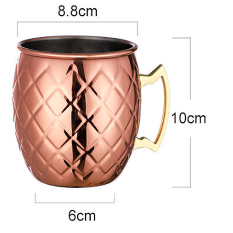 Moscow Mule Cup Copper-Plated Hammer Point