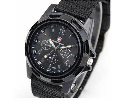 Cloth Belt Weaving Belt Military Watch Sea and Land Air Force Movement Quartz Military Watch