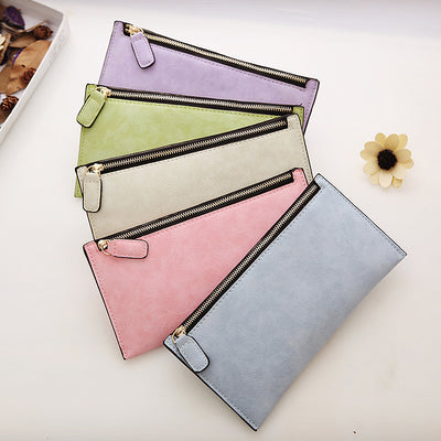 Women'S Purse Ladies Wallet Long Money Bags Simple Style