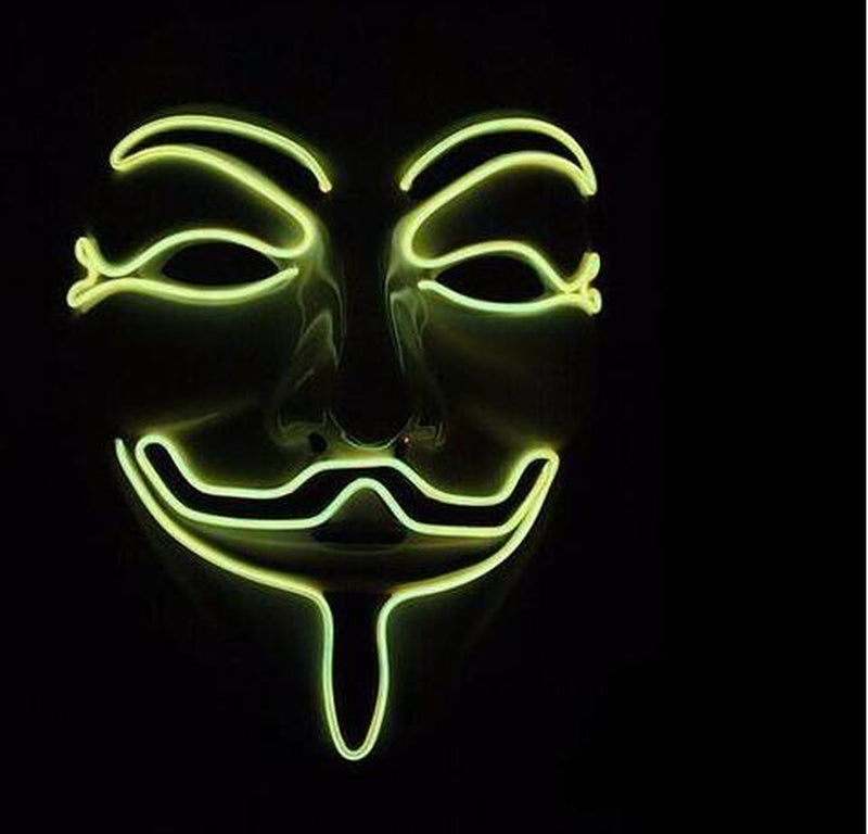 New LED Guy Fawkes Mask