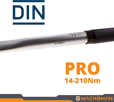 ATQW403 Chiave Da 1/2" Dr. Trouqe (14-210 Nm) Con Barra Di Prolunga E Adattatore Da 3/8"