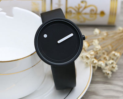 Simple Creative Concept Personality without Pointer Korean Fashion Movement Student Tide Neutral Male and Female Quartz Lovers Watch