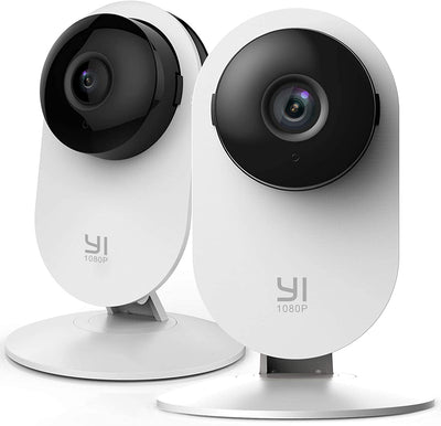 Home Camera 1080P Kit Da 2 ,IP Camera Wifi,Telecamera Interno Di Sorveglianza Con Rilevamento Di Movimento,Notifiche Push,Audio Bidirezionale,Visione Notturna,Smart Videocamera per Telefono,Laptop