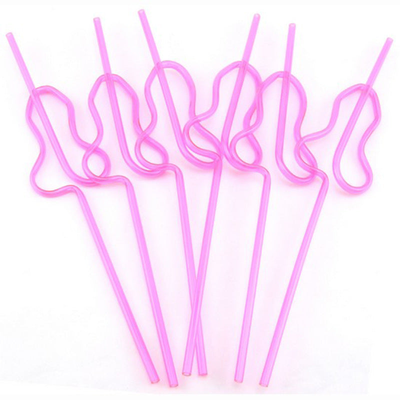 Reusable Bachelor Party Plastic Straws