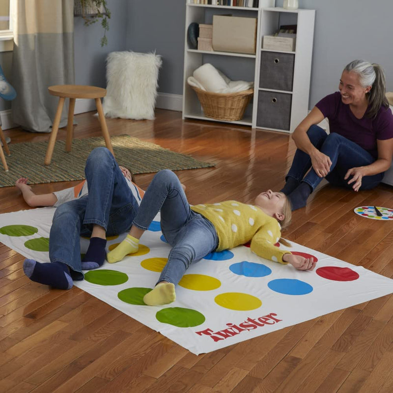 Twister Gioco in Scatola, Include 1 Tappeto Twister, 1 Ruota E Le Istruzioni, Versione 2020 in Italiano, Multicolore
