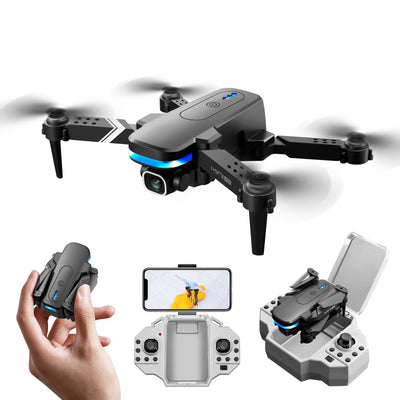 KY910 Mini Wifi FPV with 4K HD Dual 50X ZOOM Camera Altitude Hold Mode Gravity Control Foldable RC Drone Quadcopter RTF