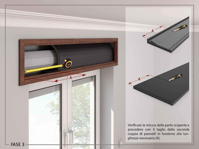 - Kit Mistral Isolamento Termico Acustico Coibentazione Cassonetto Avvolgibili Tapparelle