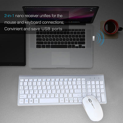 Wireless Keyboard and Mouse for Business Office