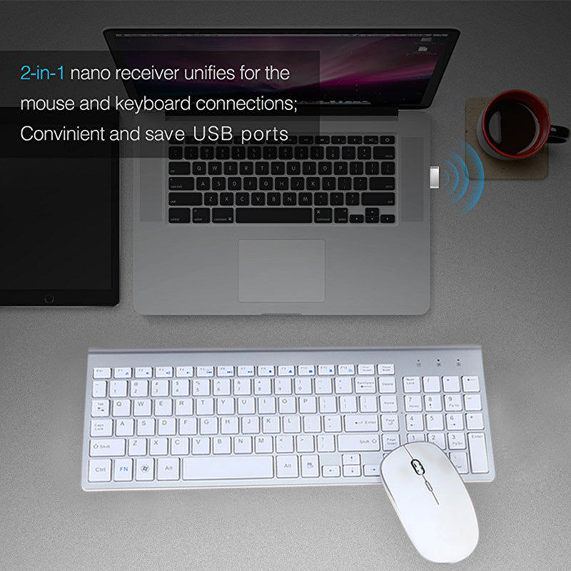 Wireless Keyboard and Mouse for Business Office