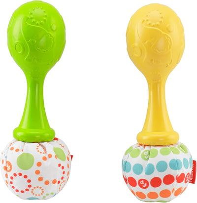 - Maracas Baby Scoperte, 2 Coloratissime Maracas Da Afferrare, Scuotere E Suonare, Giocattolo per Bambini 3+ Mesi, BLT33