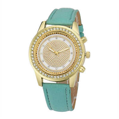 New Women Bracelet Wristwatch Ladies Crystal Geneva Watches Fashion Stainless Steel Quartz Wristwatches