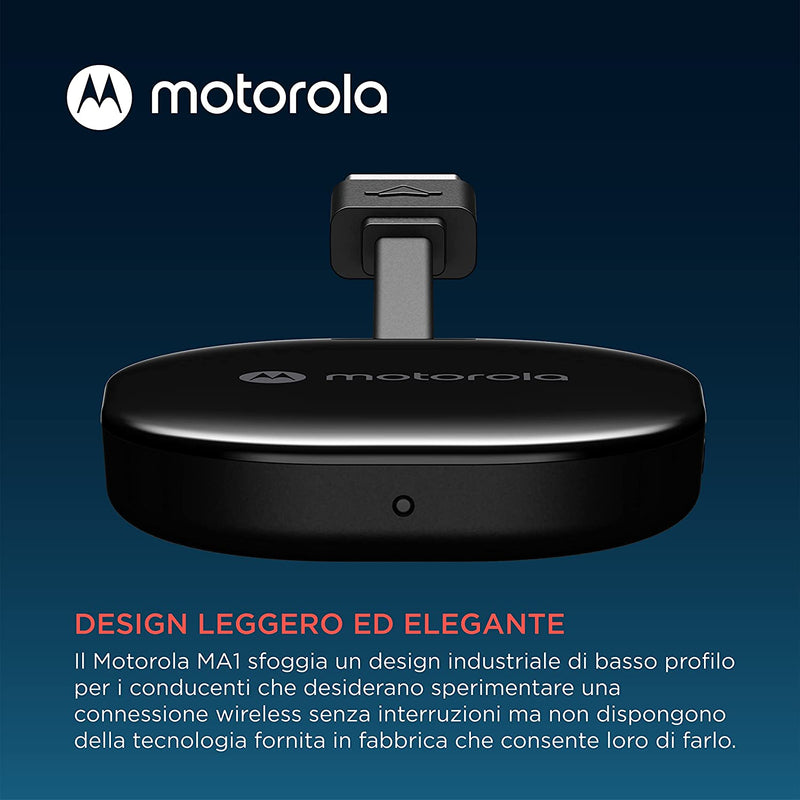 Adattatore Wireless per Auto  MA1 Android Auto - Connessione Istantanea Dallo Smartphone Allo Schermo Dell&