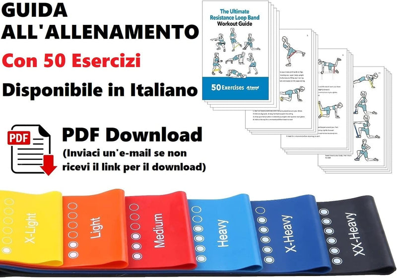 Banda Elastica [EXTRA LARGA] | Fasce Elastiche Fitness per Glutei, Gambe, Fianchi | Bande Di Resistenza per Donne O Uomini | [VENDUTO SINGOLAMENTE]