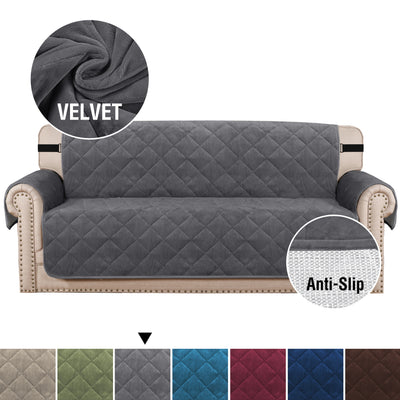 Non-Slip Sofa Cushion with Solid Crystal Plush