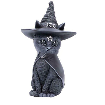 Halloween Magic Cat Resin Crafts Ornaments Animals