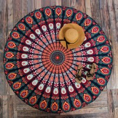 Printed round Beach Towels and Yoga Mat