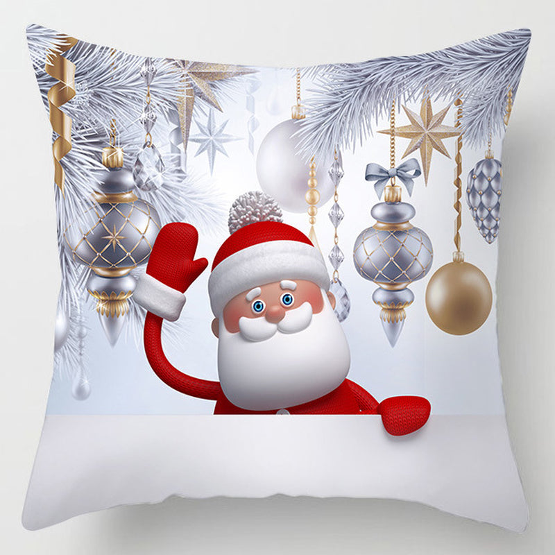 Christmas Snowman Series Peach Soul Pillow Case