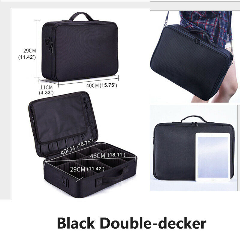 Large-Capacity Multifunctional Portable Cosmetic Bag