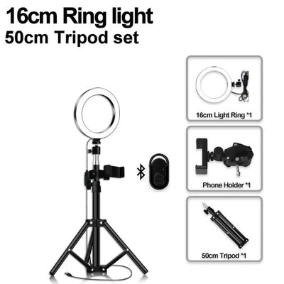 Compatible with Apple, Floor-Standing Portable Tripod Fill Light