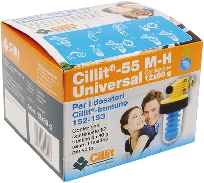 Cillit-55 M-H Uni Polifosfati X Immuno 12X80 Gr, Bianco