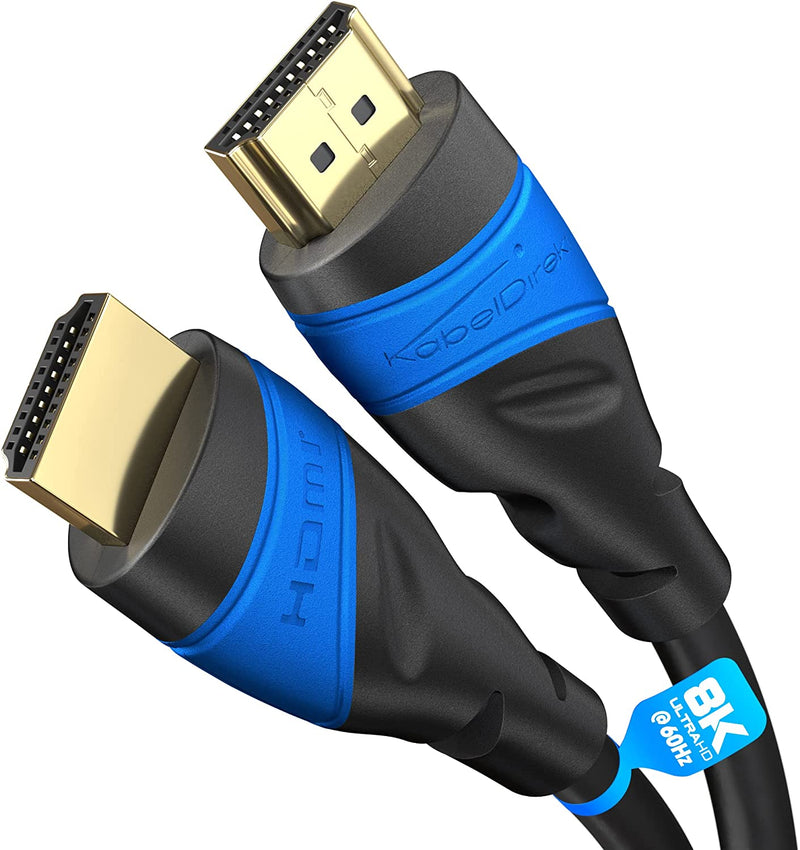 – Cavo HDMI 8K/4K Con Schermatura A.I.S, Progettato in Germania – 3M (8K@60Hz/4K@120H per Una Spettacolare Esperienza Ultra HD – High Speed Con Ethernet, Ps4/Ps5/Xbox/Switch, Nero)