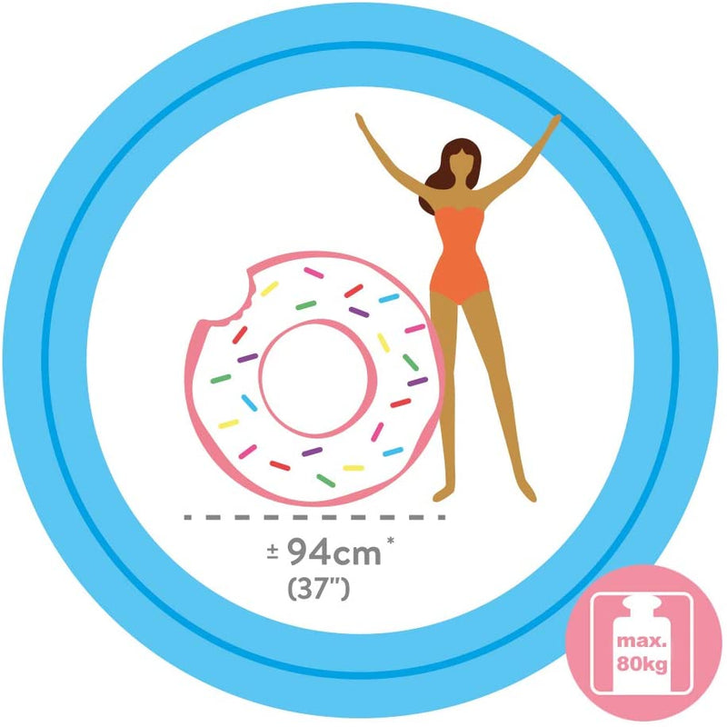 59265 - Salvagente Ciambella, Multicolore, Dimensione Gonfiata 94 X 23 Cm