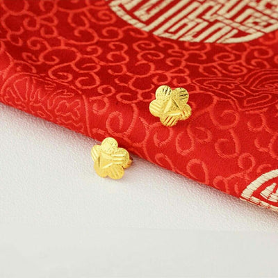 24K Gold Plated Earrings Euro Gold Jewelry New Popular Earrings