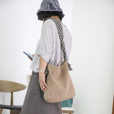 Fashion Niche One-Shoulder Canvas Bag New Lazy Style