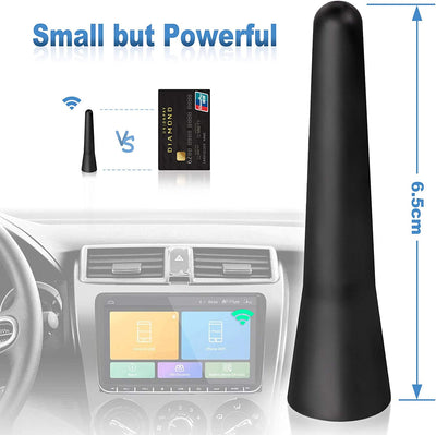 Corta Antenna Radio Auto 6.5Cm Con Forte Funzione Di Ricezione FM/AM/DAB