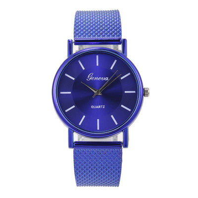 Mesh Belt Quartz Couple Watch