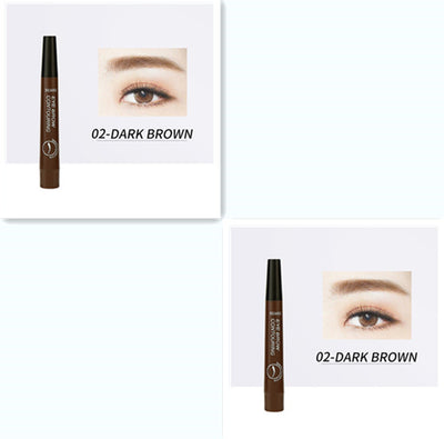 Four-Headed Eyebrow Pencil Long-Lasting No Blooming